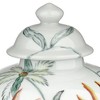Dahlia Studios Sensei 13"H Red and White Ceramic Decorative Jar with Lid - 3 of 4