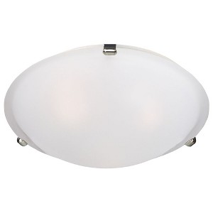 Maxim Lighting Malaga 4 - Light Flush Mount in  Satin Nickel - 1 of 2