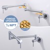 WOWOW Wall Mounted Pot Filler with Double Handle - 3 of 4