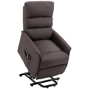 Fabric Power Lift Recliner Chair with Remote Control and Side Pockets - 1 of 4