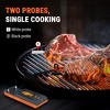 ThermoPro Twin TempSpike 500FT Truly Wireless Meat Thermometer with 2 Probes and Signal Booster Bluetooth Meat Thermometer iOS / Android compatible - 2 of 4