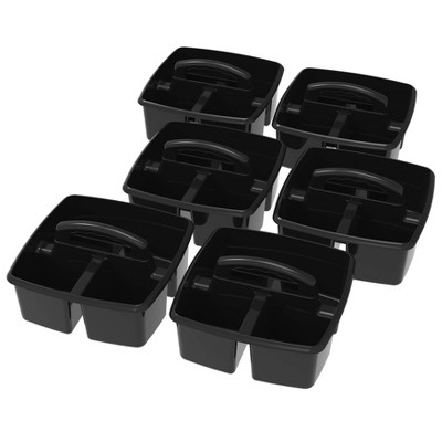 Photo 1 of 6pk Small Caddy Black - Storex