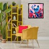 Stupell Industries Folk Birds on Dahlias Black Framed Floater Canvas Wall Art - 2 of 4