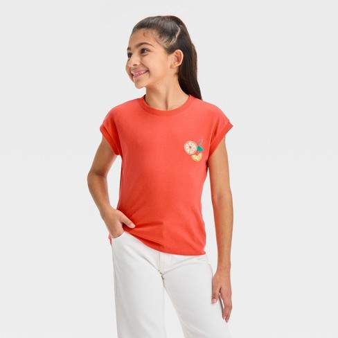 Girls' Short Sleeve Eyelet T-shirt - Cat & Jack™ White Xl : Target