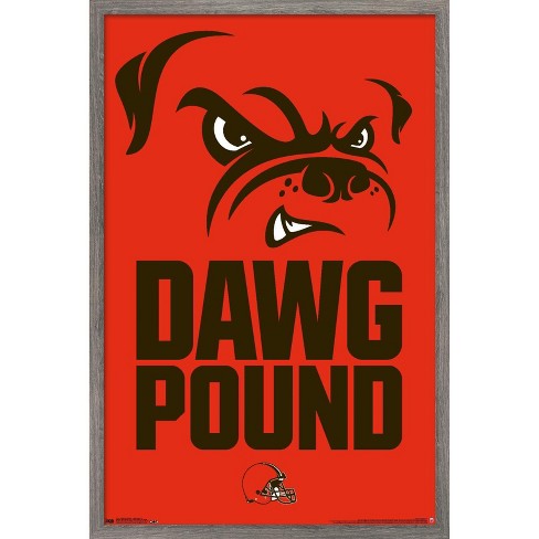 Trends International Nfl Cleveland Browns - Dog Pound 15 Framed