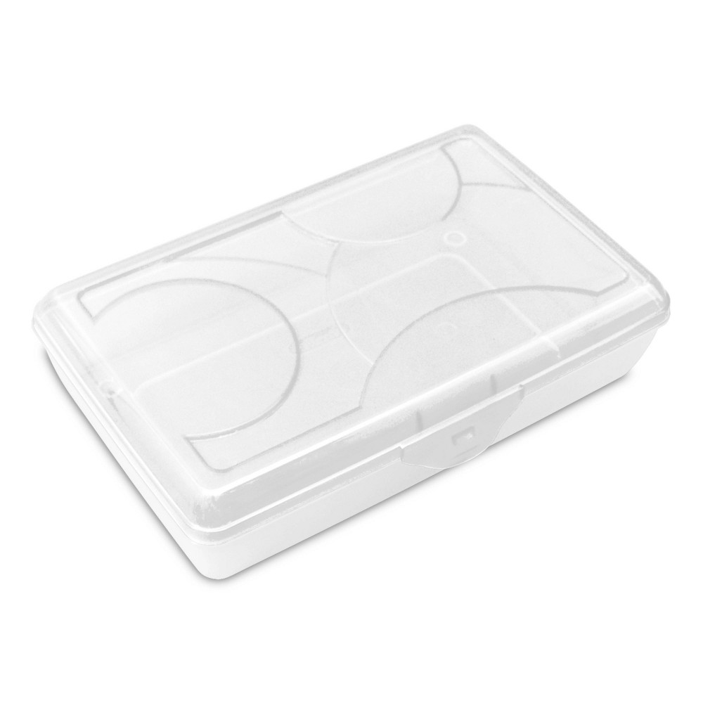 Sterilite School Supply Pencil Box Clear