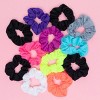 scunci No Damage Scrunchies - Brights/Basics - All Hair - 12pk - 3 of 4