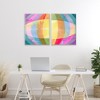 Stupell Industries Oblique Neon Flare 2pc Canvas Art Set - 2 of 4