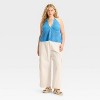 Women's Openwork Peplum Halter Pullover Sweater - Wild Fable™ - 3 of 3