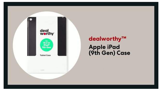 Apple iPad (9th Gen) Case - dealworthy™, 2 of 5, play video