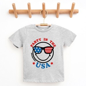 The Juniper Shop SmileyWorld Party in the USA Smiley Face Youth Short Sleeve Tee - 1 of 4