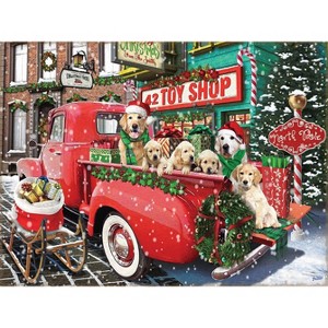Sunsout The Delivery Team 1000 pc  Christmas Jigsaw Puzzle 42344 - 1 of 4