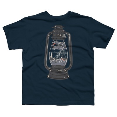 Boy's Design By Humans A Storm Is Brewing In The Lantern By NDTank T-Shirt