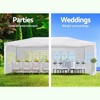 Party Tent,10x30 Tents for Parties,Outdoor Wedding Tent for Parties Patio Gazebo Shelter with 5 Removable Sidewalls,Party Wedding BBQ Events Tent - 2 of 4