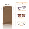 Unique Bargains Microfiber Portable Storage Scratch-Resistant Eyeglasses Bag 5 Pcs - 2 of 4