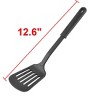 Unique Bargains Cooking Non-stick Heat Resistant Slotted Pancake Turner Spatula Black - image 2 of 3