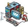 Junior's Design By Humans 8bit computer By raynoa T-Shirt - 2 of 3