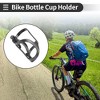Unique Bargains Universal Bike Bottle Cup Holder Black Carbon Fiber - 2 of 4