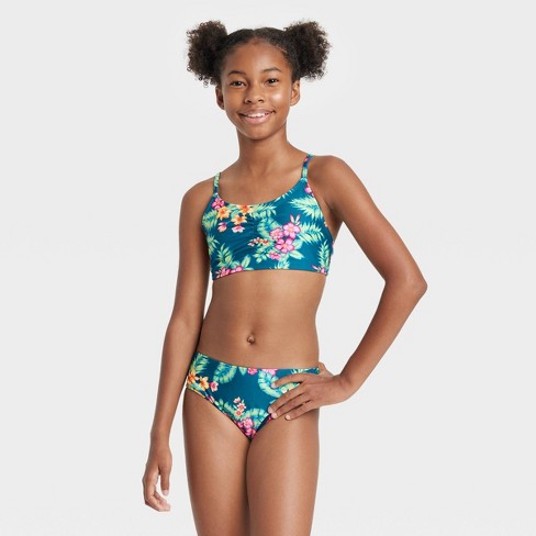  Girls Swim Suits Size 14 Summer Toddler Girls Long