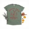Simply Sage Market Women's North Pole University Deer Short Sleeve Garment Dyed Tee - 2 of 2