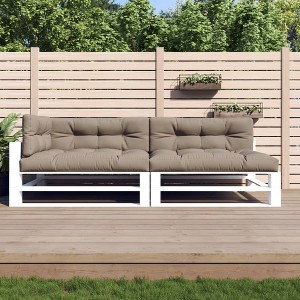 vidaXL Pallet Cushions 5 pcs Taupe Fabric - 1 of 4