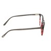Ernest Hemingway H4850 Designer Acetate Eye Glasses Frame in Gloss Black Silver/Demo Lens 143mm Frame/58mm Lens Width - 3 of 4
