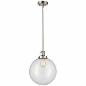 Beacon - 1 Light Stem Hung Mini Pendant In Industrial Style-15 Inches Tall and 12 Inches Wide - 1 of 1