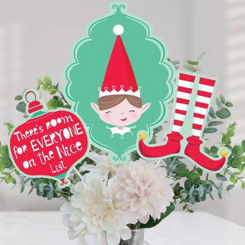 Big Dot Of Happiness Happy Holiday Presents - Christmas Party Centerpiece  Sticks - Table Toppers - Set Of 15 : Target