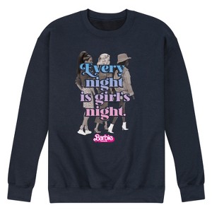Men's - Barbie - Every Night Is Girls Night Graphic Fleece Sweatshirt - 1 of 4