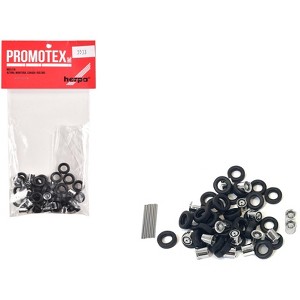 Chrome Plated Wheels with Set of 8 pieces 1/87 (HO) Scale Plastic Model by Promotex - 1 of 3