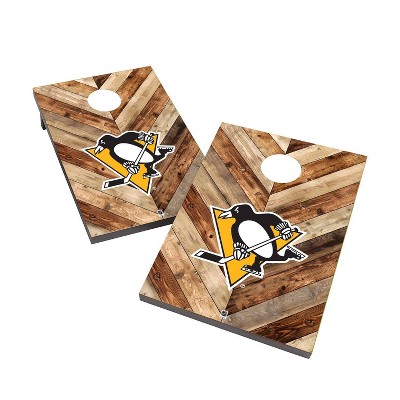 NHL Pittsburgh Penguins 2'x3' Cornhole Bag Toss Game Set