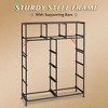 11-Drawer Tall Fabric Dresser Storage Tower with Steel Frame and Wood Top, Chest of Drawers Organizer Unit for Bedroom, Closet, Hallway - 3 of 4