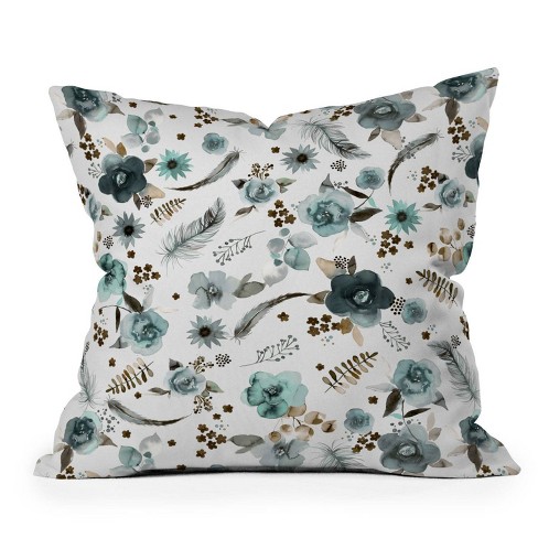 Aqua throw pillows for hot sale couch