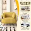CAVINAS Modern Accent Chair with Soft Cushions Upholstered Comfy Chair Lounge Chair with Wooden Legs for Living Room - 4 of 4