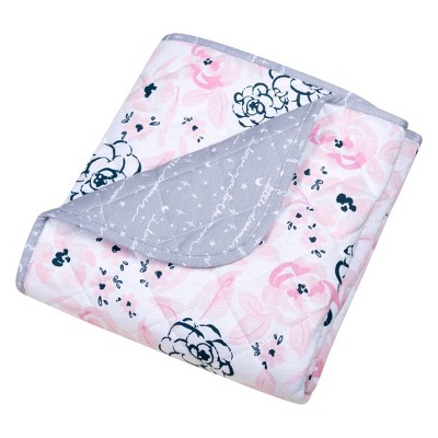 Trend Lab Reversible Baby Quilt - Watercolor Floral