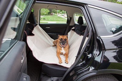 Furhaven Deluxe Pet Car Barrier & Seat Protector With Carry Bag - Gray :  Target