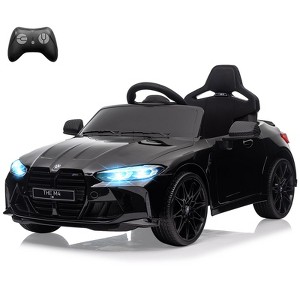 12V Electric Ride On Car w/RC,Licensed by BMW M4 Toddler Electric Vehicle for 37-83 Months,Power Wheels for Boys Girls - 1 of 4
