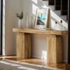 Hommoo Farmhouse Long Console Table with Foyer Stand - 4 of 4