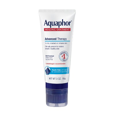 Aquaphor Healing Ointment Skin Protectant for Dry and Cracked Skin Unscented with Touch-Free Applicator - 3oz