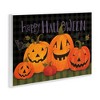 Stupell Industries Halloween Smiling Jack-o-Lanterns Wall Plaque Art - 3 of 4