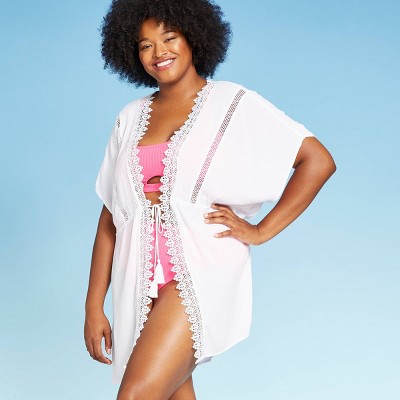 women's plus swimsuit cover ups