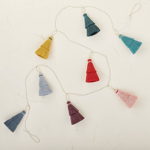 Tassel Tree Garland - Opalhouse™ designed with Jungalow™ - image 1 of 4