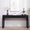 59.2'' Modern Entryway Console Table with 4 Carved Drawers for Living Room Hallway Behind Sofa-Baofuwish - 2 of 4