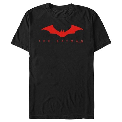 Men's The Batman Silhouette Bat Movie Logo T-shirt - Black - Large : Target