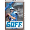 Trends International NFL Detroit Lions - Jared Goff 24 Framed Wall Poster Prints - 3 of 4