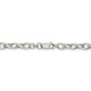Black Bow Jewelry 5.75mm, Sterling Silver, Solid Oval Cable Chain Necklace - 4 of 4