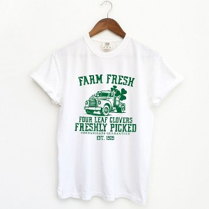 Simply Sage Market Women's Farm Fresh Shenanigans Short Sleeve Garment Dyed Tee - 1 of 4