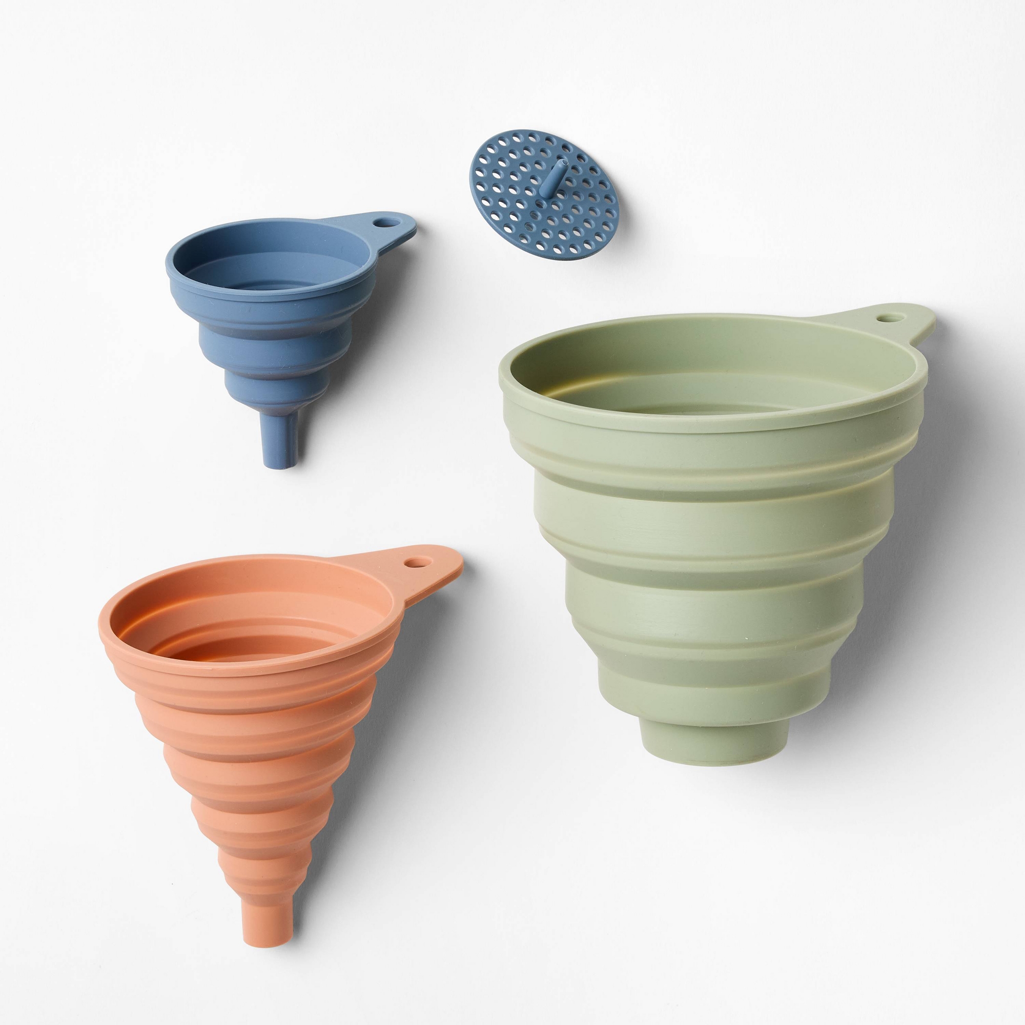 4pc Silicone Collapsible Funnel Set - Figmint™