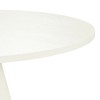 YOOCOZZ Rubber Wood 4-people Minimalist Elegant and Retro Round Dining Table - 3 of 4