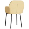 vidaXL Dining Chairs, 2 Pcs, Cream Velvet - 4 of 4